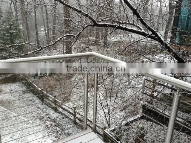 stainless steel cable mesh railings for exterior