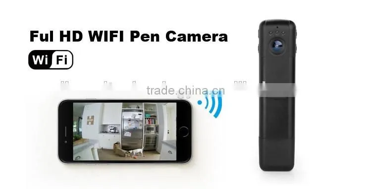 with Night Vision Wifi Mini Spy Wifi Pen Camera , 1080P Full HD WIFI Camera Pen