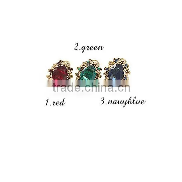 crystal design royal vintage newest diamond ring