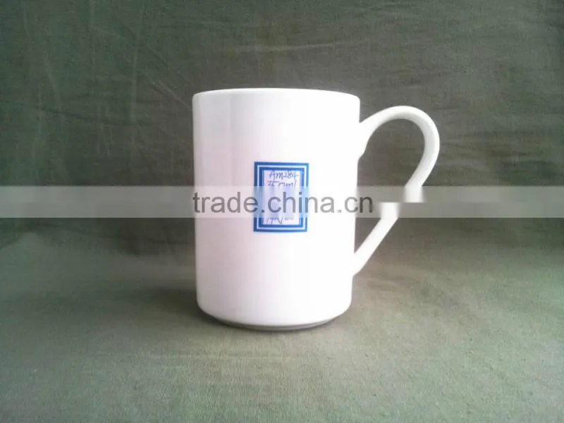 Pure white ceramic coffee mug factory with best price