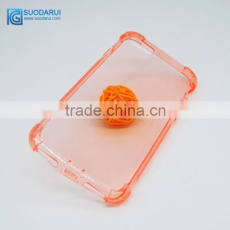 Soft Clear Gel Drop Detection TPU Case For Apple Iphone 7 Cover