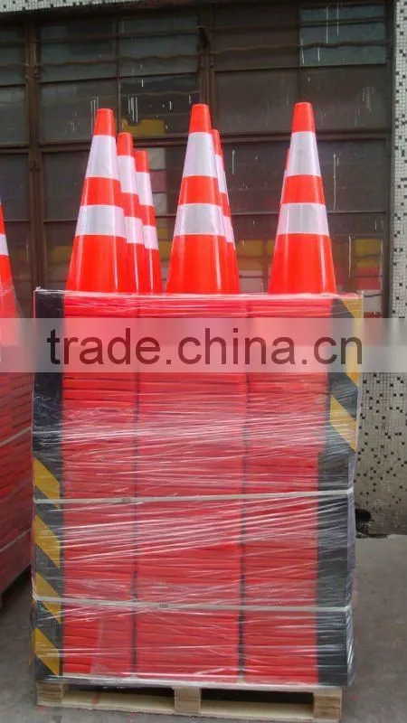 rubber base plastic traffic cone