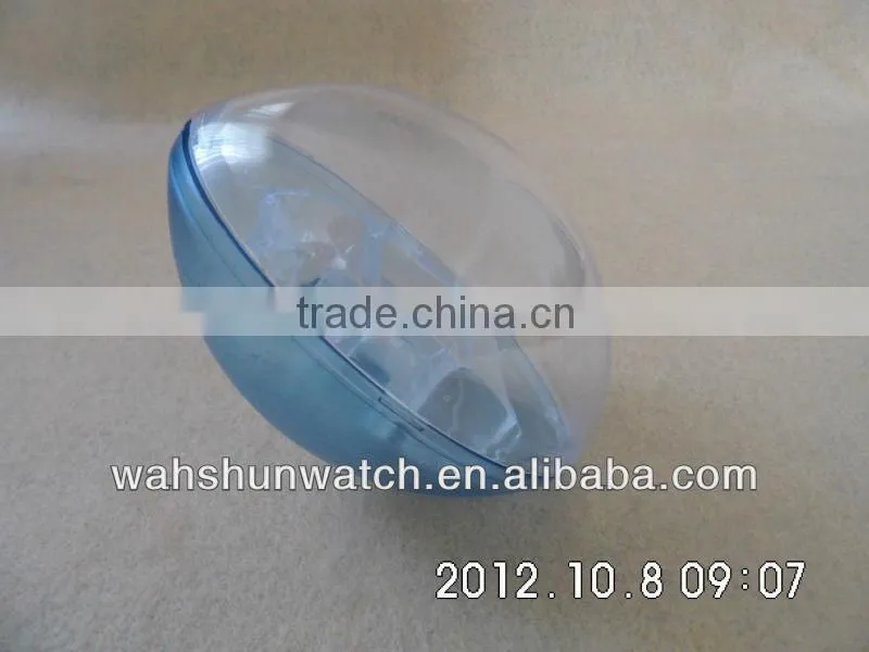 wholesale cheap plastic egg shape watch packaging box with your own logo