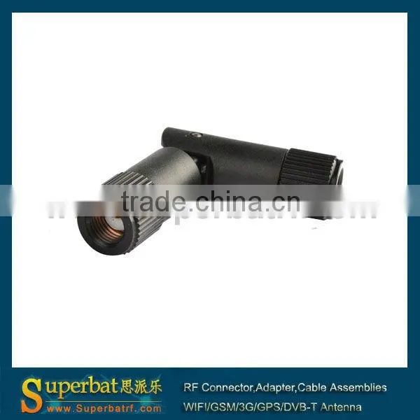 Antenna Adapter RP SMA Plug to Plug Right Angle male to male electric adapter