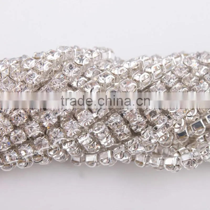 2016 Fashion Jeweled Ornaments Rhinestone Cup Chain for High Heels