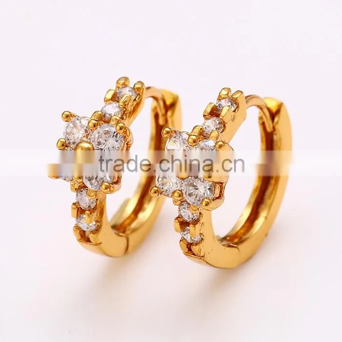 xuping fashion 24K gold color earring for women