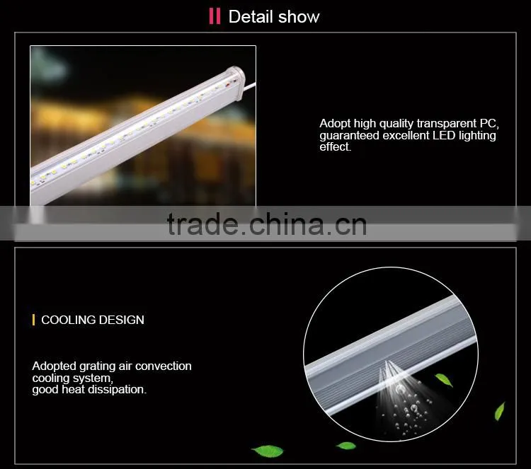 outdoor warm white dmx led tube light/building bar light