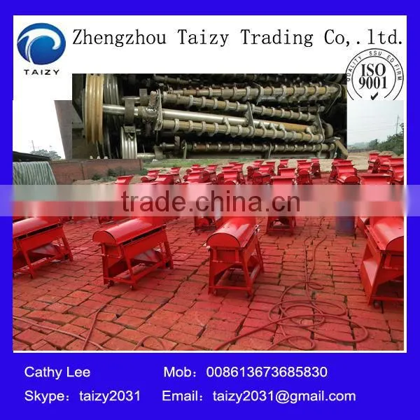 New type corn skin peeler thresher