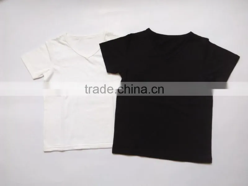 100% Cotton Plain Color Blank T Shirt Baby T-shirts