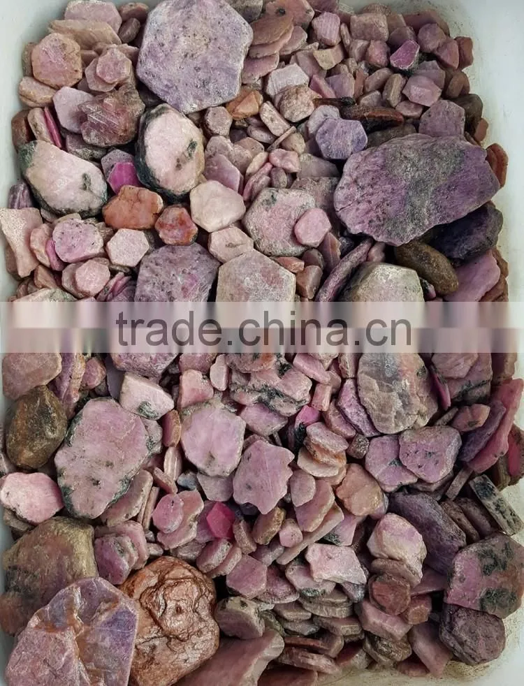 Rough Corundum Ruby Stone