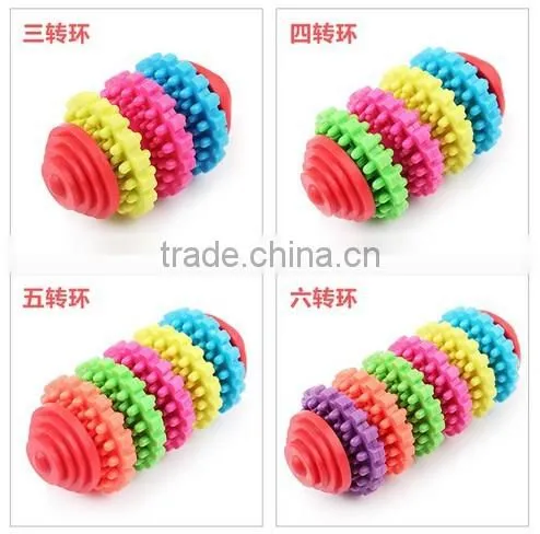 High quality colorful TPR toy gear pet toy