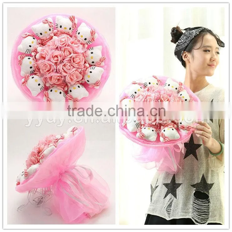 Lovely Kitty Flower Valentine Products