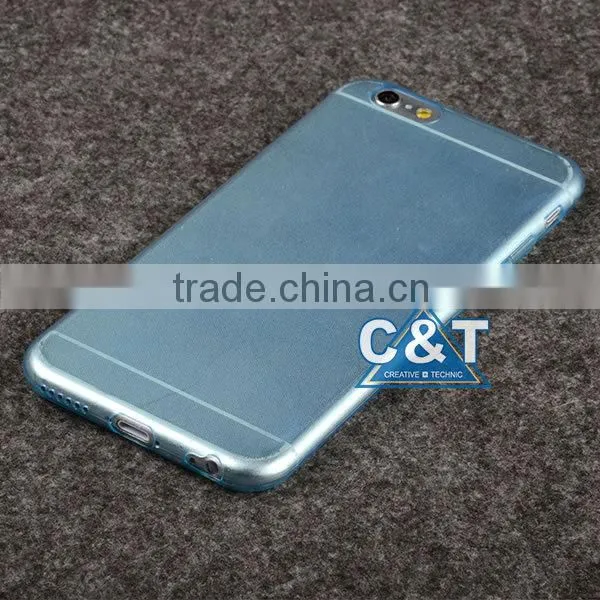 C&T Ultra Thin Slim clear crystal gel Soft tpu back case cover for huawei honor 4c