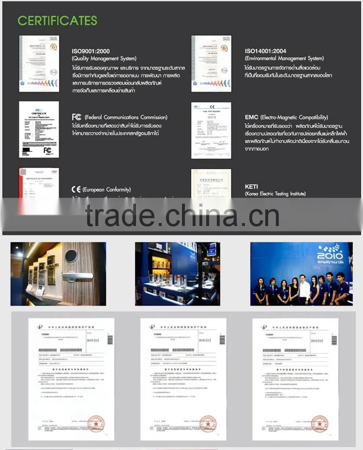 High quality rfid card security handle safe electronic hotel smart keyless digital door lock