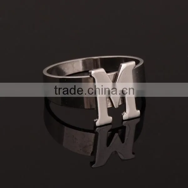 Letter M Ring
