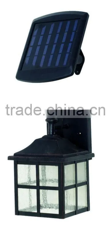antique metal Solar light with PIR sensor solar PIR wall light solar wall light