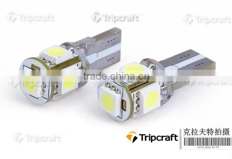 Hotsale T10 W5W 5SMD 5050 Car led strobe light led car accessory,auto light system