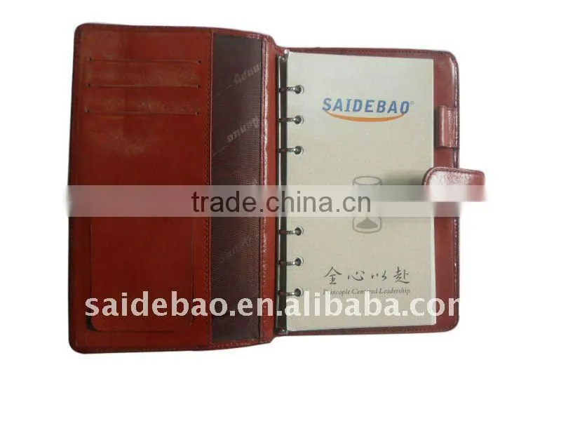 pu planner diary planner organizer notebook with zipper
