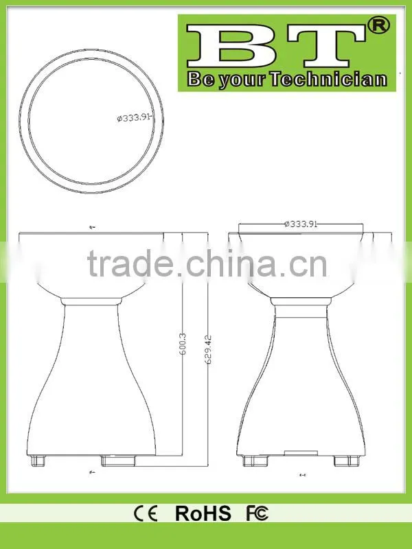 remote control led flower pots use in home and garden,plastic vase,