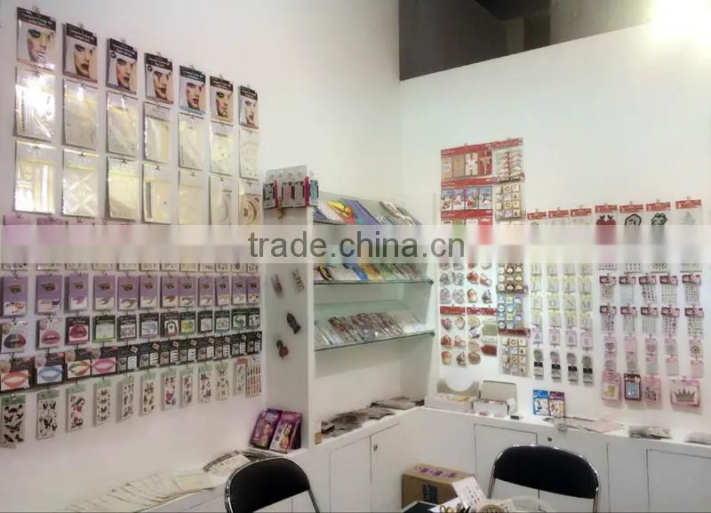 Custom butterfly shape Clearly Removable Transparent PVC lable Sticker