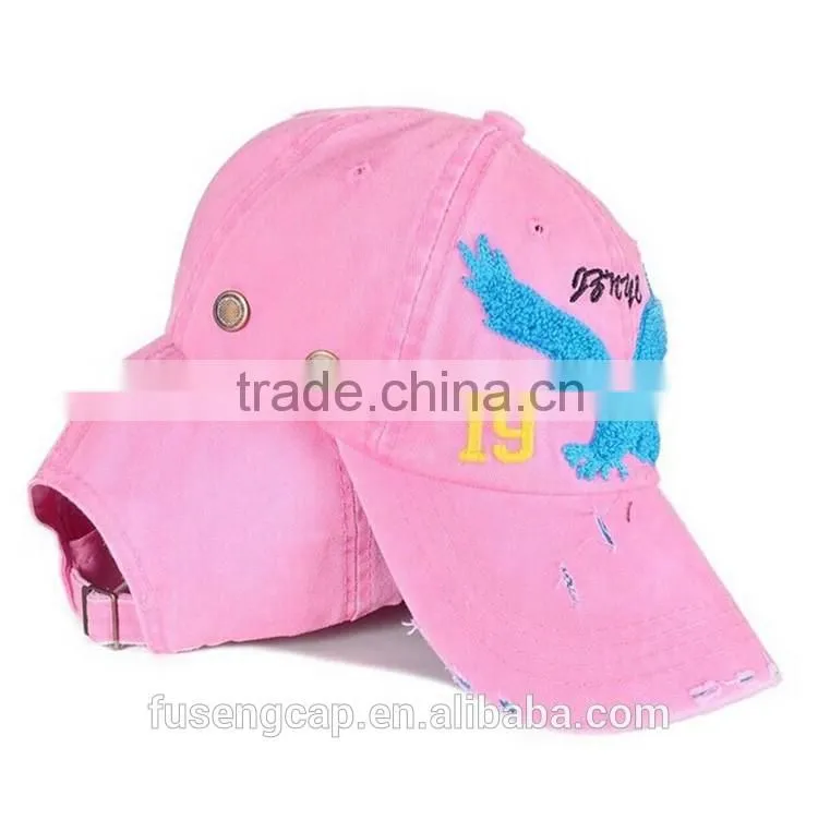6 Panel Pre-curved Brim Baseball Cap,Custom Embroidered Baseball Cap