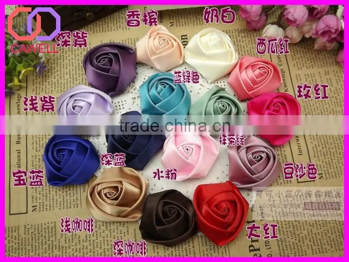 handmade satin rose bud
