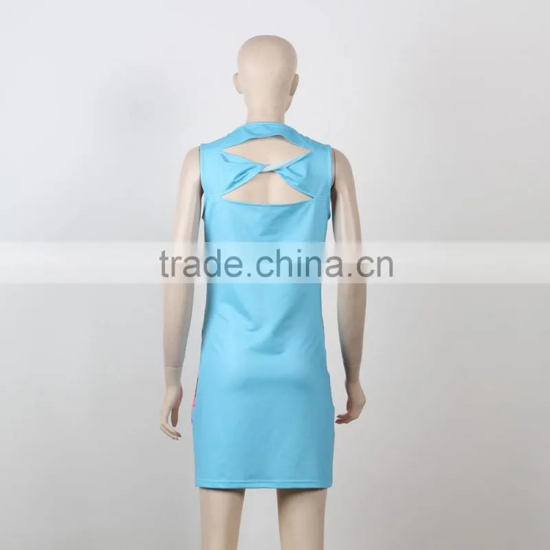 Wholesale Cheap Printed Dress Women Casual One Piece Dress In Floral Print
