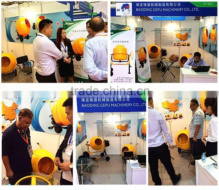 New Condition Horizontal Type Portable Mini Mortar Mixer with Bar Operation