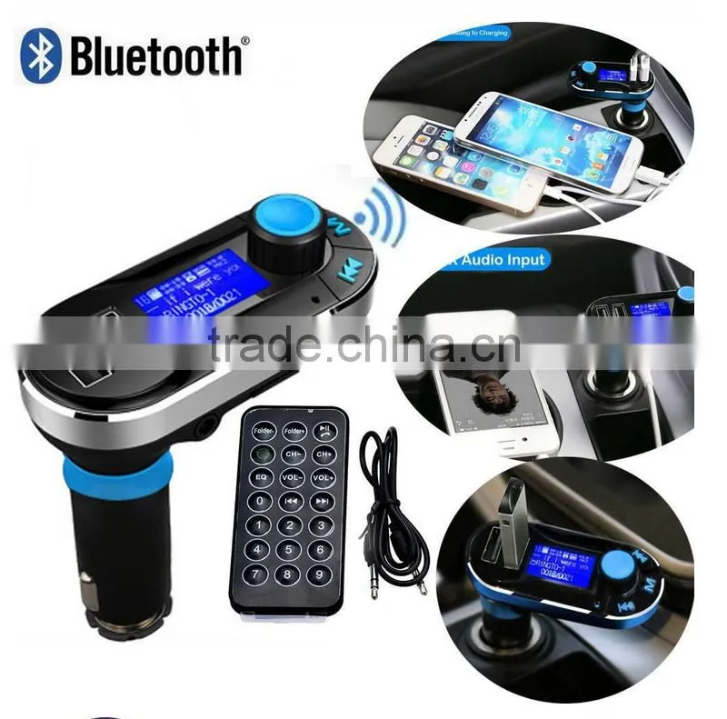 Wholesale high quality car fm transmitter bluetooth wireless fm transmitter
