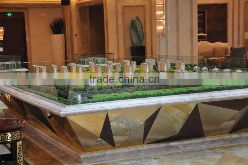 Building scale miniature model for real estate sale centre