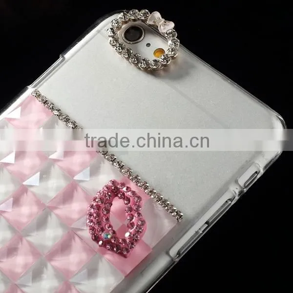 custom diamond case for iphone 6 plus 5.5 inch, cell phone cover case for iphone6 plus
