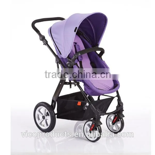 EN1888 good aluminum frame 2 in 1 baby stroller