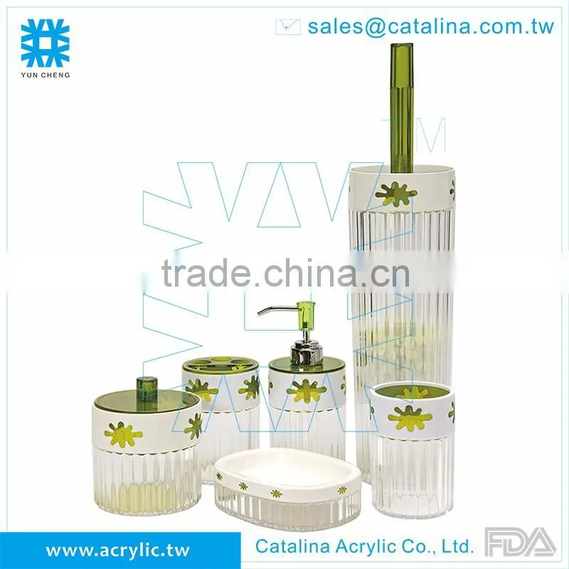 Sakura pattern Bathroom House plastic Acrylic chair