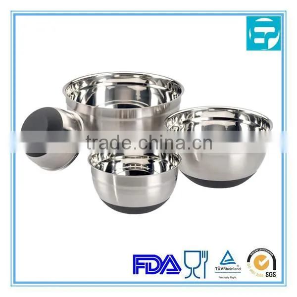 Stainless Steel silicone mixing bowl set