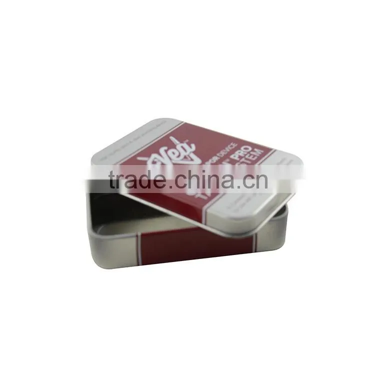 Hign quality small tin box, wholesale metal tins