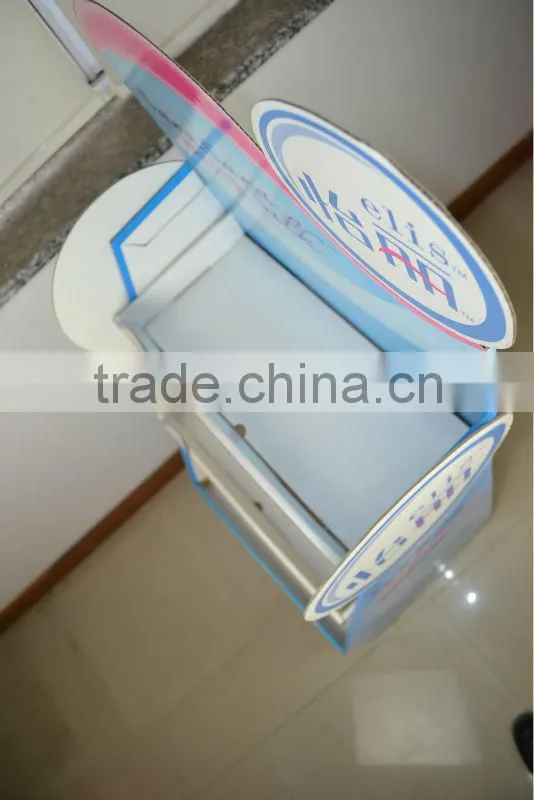 AEP advertisement floor display stand for Brand elis