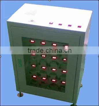 LED display charger rack/charging station for KL4.5LM cordless digital cap lamps,it can charges 16pcs cap lamp at same time.