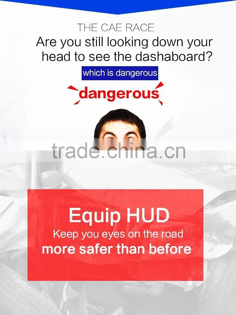 Q7 HUD 5.5 inch Car GPS Head Up Display Windscreen Projector Vehicle Speed Warning Fuel Consumption Car Driving Data Diagnosis