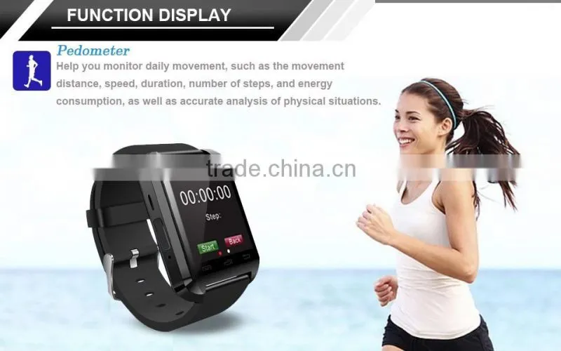 Fashionable 1.44inch Bluetooth Android Smart Watch,U8 Smart Watch
