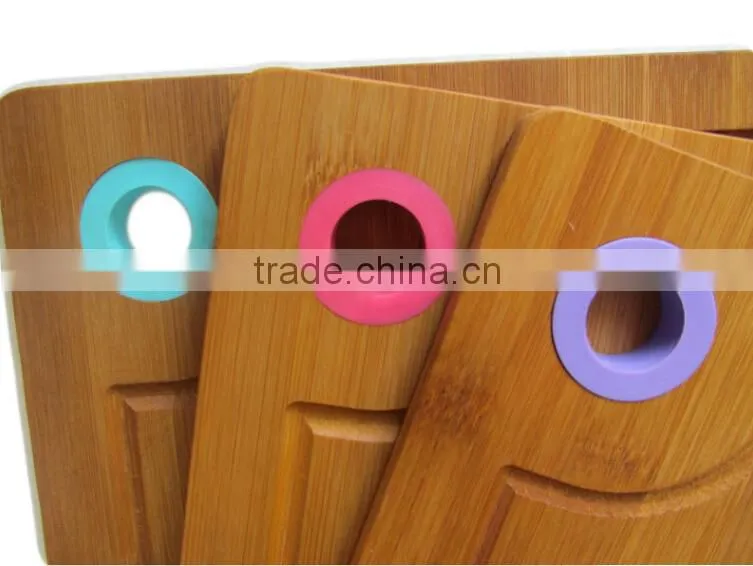 Sushi Flatware Color Sandwich Bread Bamboo Wooden Chopping Board Set
