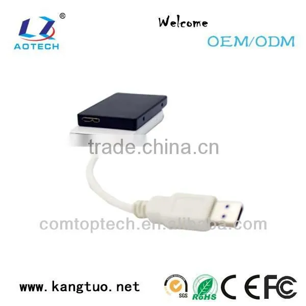 portable usb3.0 msata sata ssd enclosure