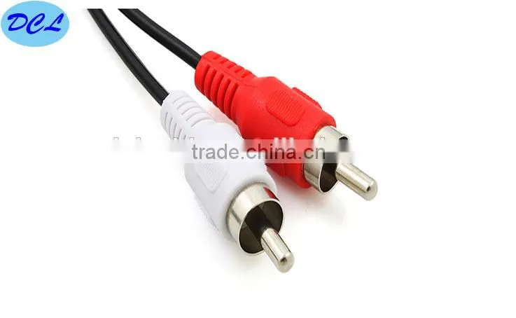 3.5mm to 2RCA audio cable 1M