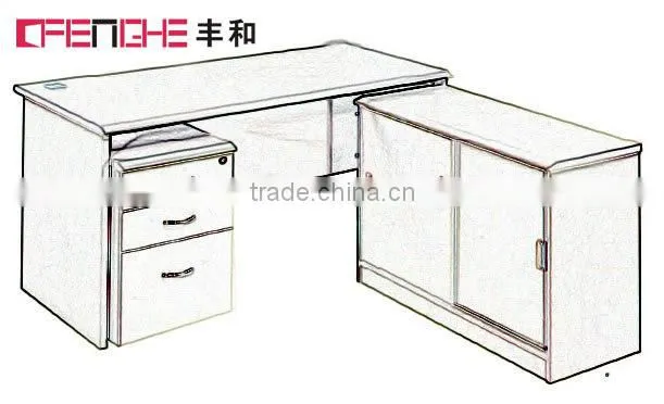 china office furniture standard office desk dimensions, office table dimension