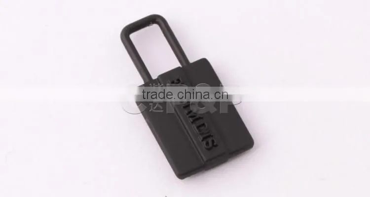 Plating black color jacket zipper head