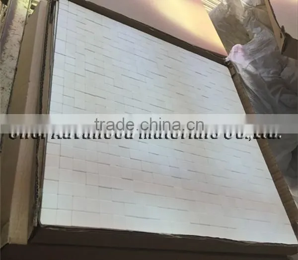 Alumina ceramic mat, square, hexagonal ceramic element with net backing
