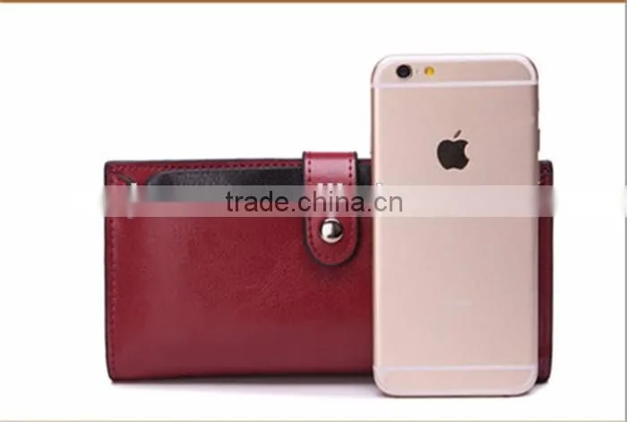 2015 Trend Wallet Genuine Leather Brand Custom Design You Wallet