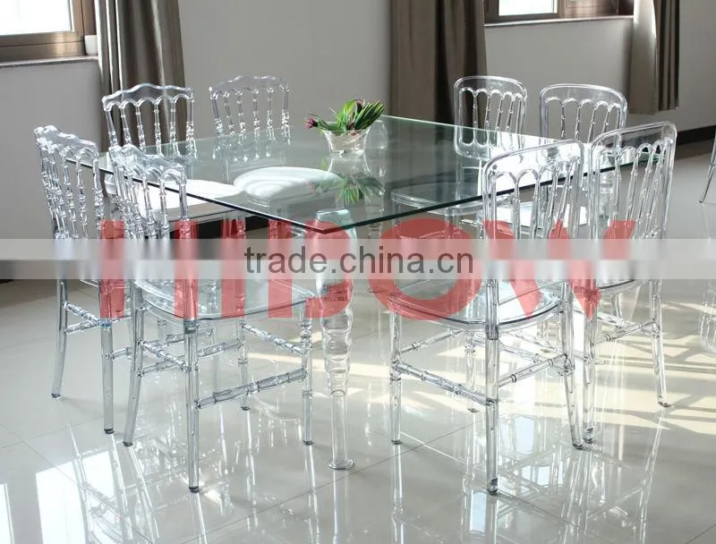 clear resin table