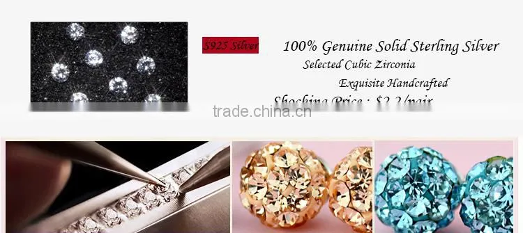 Wholesale jewelry diamond earrings for women