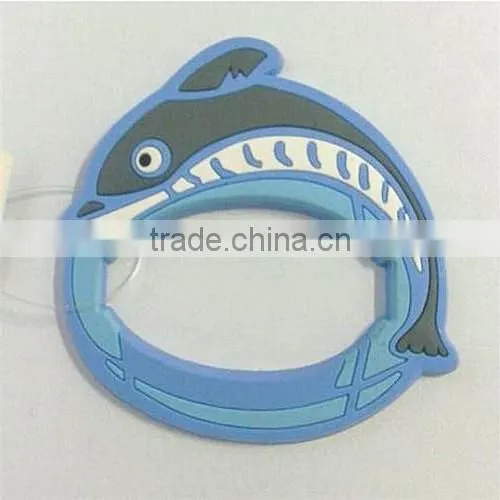 customized animal shaped rubber keychain