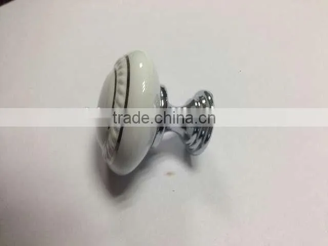 2016-2017 furniture kitchen door handles ceramic white knobs